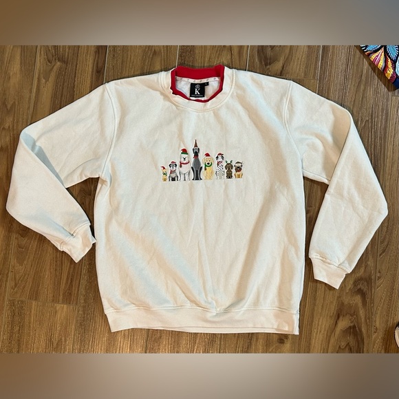 KING UNIVERSAL DOG CHRISTMAS SWEATSHIRT - Picture 1 of 5